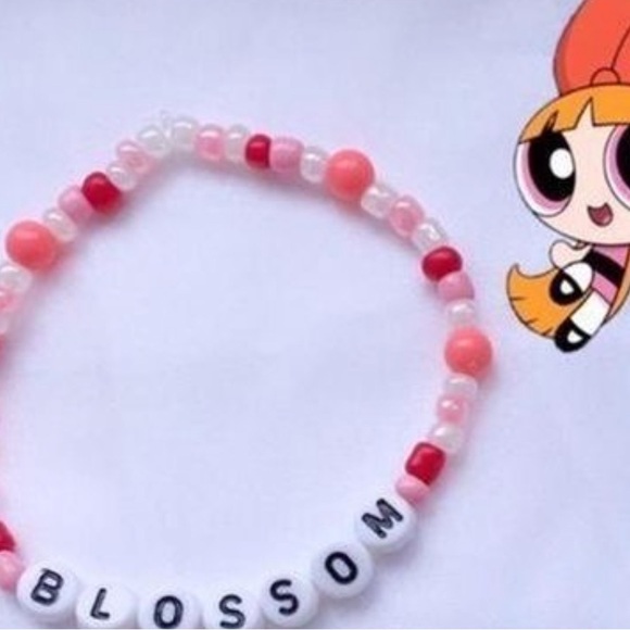 Pink and Red Beaded Bracelet - Picture 1 of 1